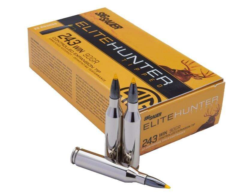 Ammunition Sig Sauer Ready Series 243Win AMMO 243 WIN 90GR ELITE TIPPED HUNTING BOX/20 • Model: Ready Series